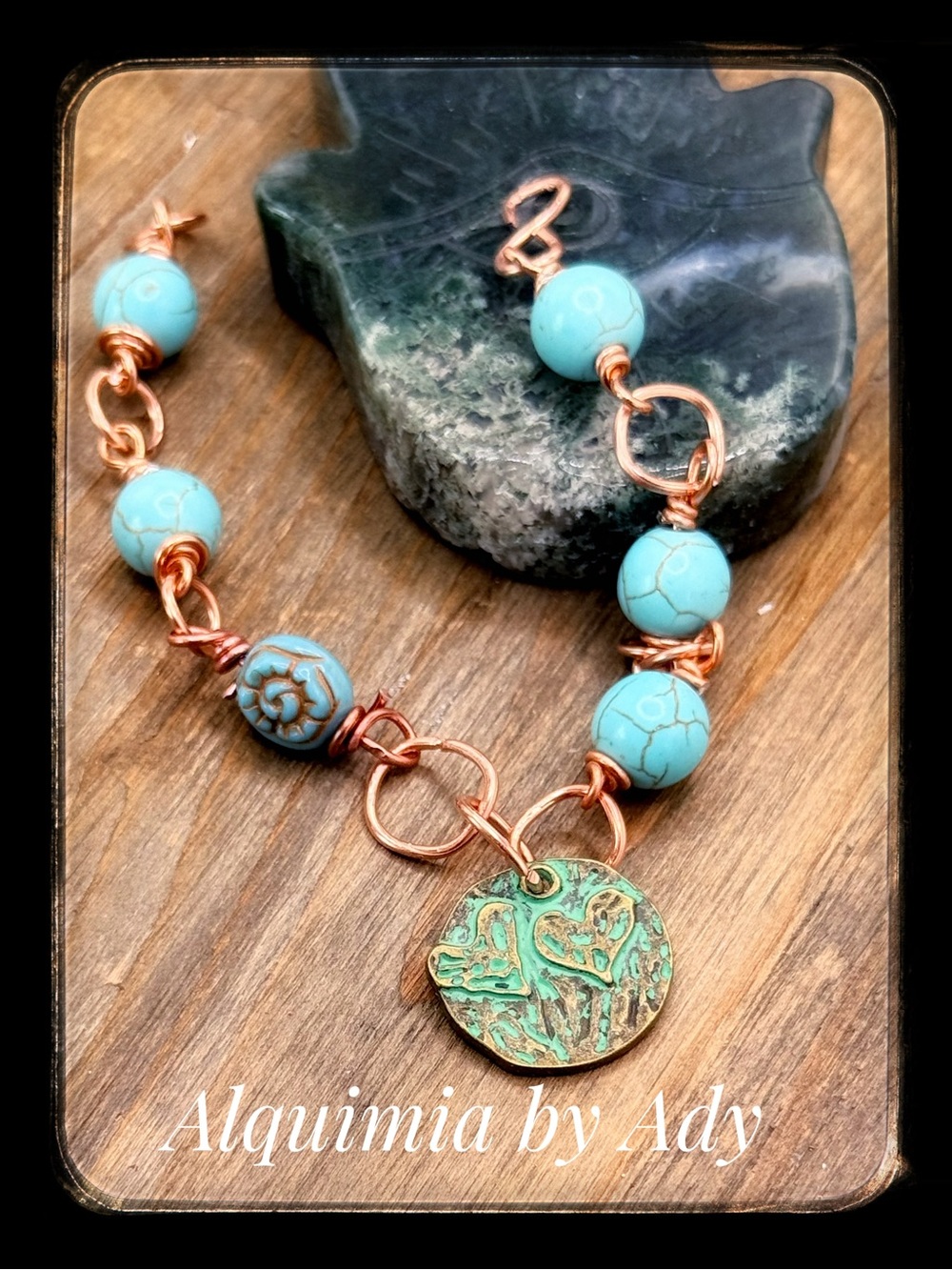 Turquoise  beaded boho bracelet + western essentials